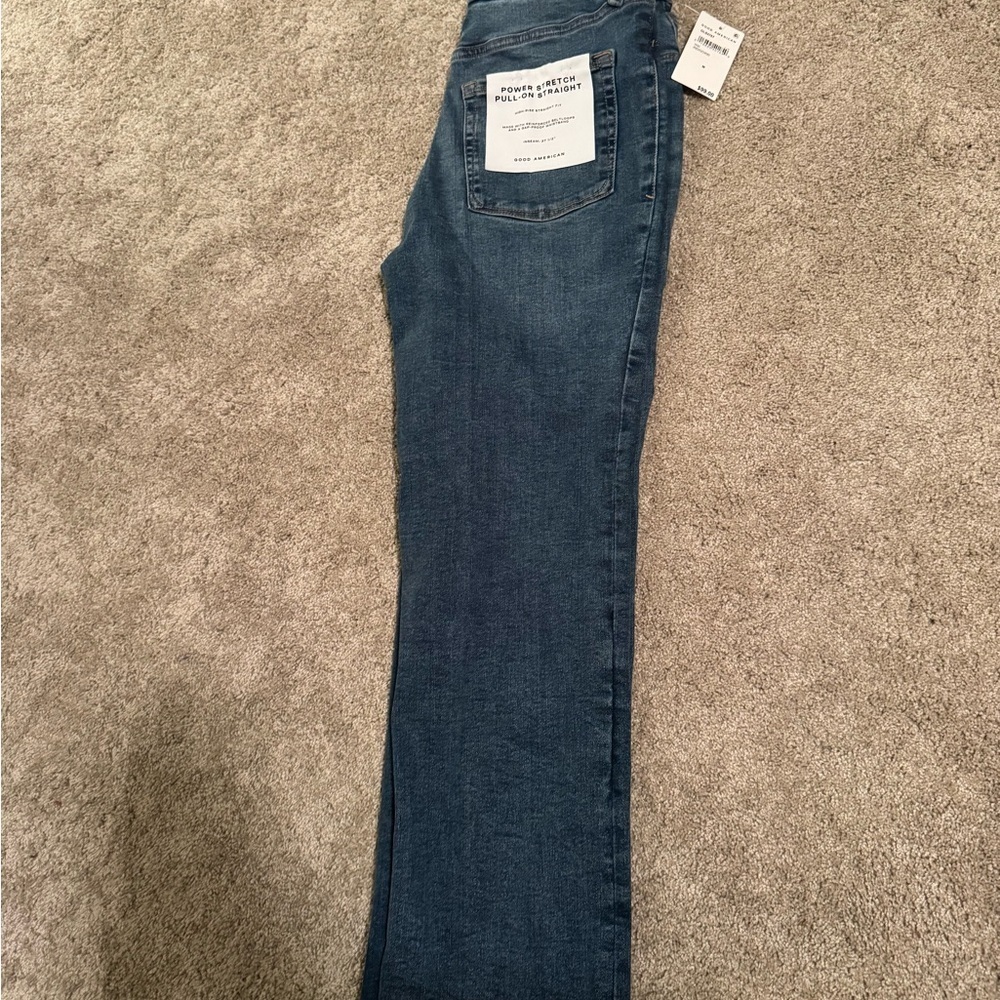 Good American – Power Stretch Pull-On Straight-NWT